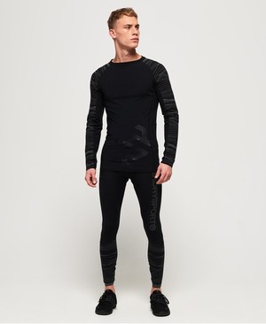 Superdry Performance Insulate Leggings Férfi Sportruházat Fekete | MUCGS1450